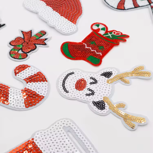 Patchs brodés écologiques personnalisés avec des motifs arc-en-ciel et de fleurs - Options de thermocollage et de couture pour les accessoires vestimentaires en gros - Product Image 3