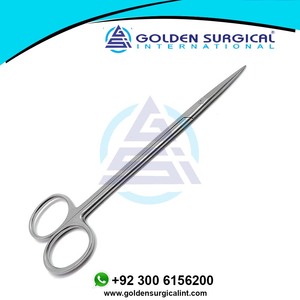 Tijeras Quirúrgicas de Acero Inoxidable Rectas y Curvas, Tijeras Hemostáticas de Acero Inoxidable para Mascotas, Pesca, Medicina y Odontología - Product Image 5