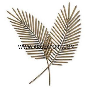 งานศิลปะติดผนังดีไซน์เป็นโลหะรูปใบไม้ทำด้วยมือคุณภาพสูงของตกแต่งดีไซน์ใหม่แบบแฟนซี - Product Image 2