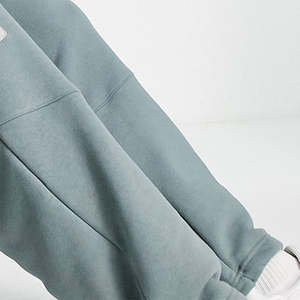 Vente en gros Survêtement pull lourd Tenue de jogging sérigraphiée personnalisée avec poches cargo - Product Image 6