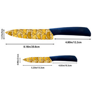 Juego de Cuchillos de Cocina Profesionales Superafilados en Oferta, 8 Piezas, Hoja de Cerámica de Alta Calidad, Mango de Plástico, para Barbacoa - Product Image 2