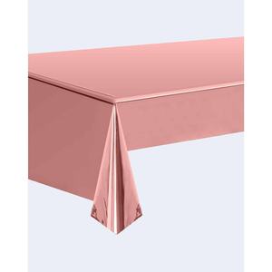 Mantel Party Love Color Oro Rosa 137x183cm para Decoración de Fiestas - Product Image 1