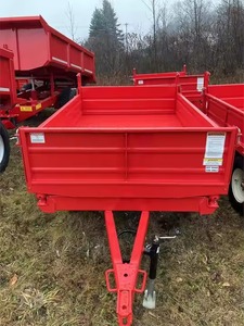 Utility 2 Wheel 4WD Tipper <b>Trailer</b> Hydraulic Tipping <b>Farm</b> Wagon Off Road Tractor Mounted Cargo <b>Trailer</b> - Product Image 3