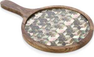 Wooden Kitchenware Set Still Life <b>Pattern</b> Charpai Tray Paddle Board <b>Rolling</b> <b>Pin</b> Serving Platter for Wedding Diwali Home Decor - Product Image 3