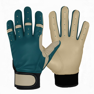 Wholesale <b>Baseball</b> Batting <b>Gloves</b> Custom Logo Premium Grip Durable Leather Adult Youth Practice Match <b>Gloves</b> - Product Image 1