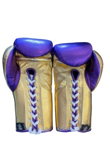 Gants de boxe personnalisables No Boxing No Life - Cuir de vachette de haute qualité, rembourrage épais à 4 couches, fermeture à lacets pour les arts martiaux - Product Image 2