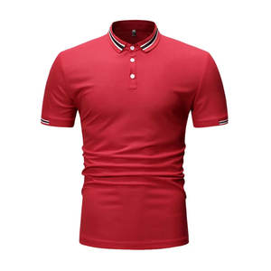 Camiseta de polo para hombre de alta calidad con logotipo personalizado de manga corta y bolsillo delantero izquierdo Ropa para exteriores Patrón impreso de punto - Product Image 1