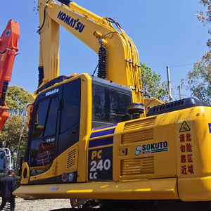 Excavadora hidráulica Komatsu usada de rendimiento Superior, marca japonesa con componentes de núcleo de engranaje de Motor, 25 toneladas, 240-8, a la venta - Product Image 1