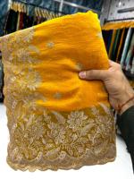 Robe ethnique pour filles très vendue, sari tendance provenant d'un fournisseur indien pour les occasions festives et les mariages à prix de gros