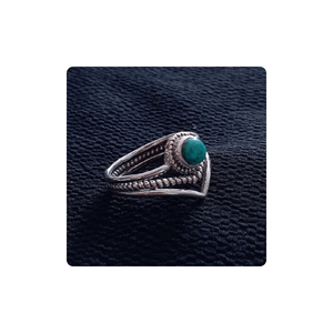 Anillo de compromiso de piedras preciosas de la India, joyería de piedras preciosas de alta calidad, precio barato de fábrica, venta al por mayor - Product Image 1