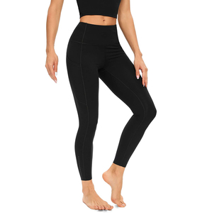 Pantalon de gymnastique taille XL pour femmes de haute qualité Logo personnalisé imprimé mi-hauteur Yoga Scrunch Butt Leggings-Vente en gros à chaud - Product Image 6
