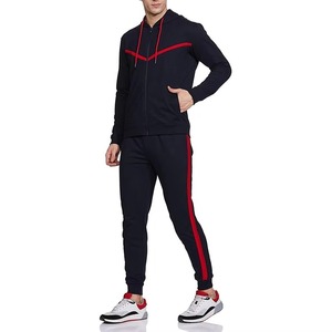 Chándal de entrenamiento deportivo de invierno para hombre, conjunto de dos piezas, 100% algodón, poliéster, ligero, transpirable, Pakistán - Product Image 2