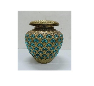 Laiton traditionnel décor à la maison fantaisie fleur Vase événement planification décoration table et comptoir affiche décoration Vase - Product Image 1