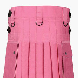 Kilt en acrylique solide et durable pour hommes, tenue robuste d'extérieur de qualité supérieure, logo de couleur personnalisé, vente en gros de vêtements européens Meilleur - Product Image 4