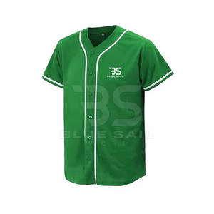 Camiseta de béisbol elegante con cuello y tela cómoda perfecta para entrenar camiseta de béisbol moderna - Product Image 2