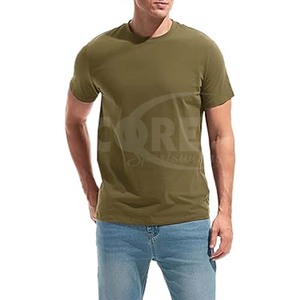 2025 camiseta en blanco de algodón 100% personalizada de alta calidad, ropa de calle, camisetas ligeras transpirables de verano para hombres - Product Image 3