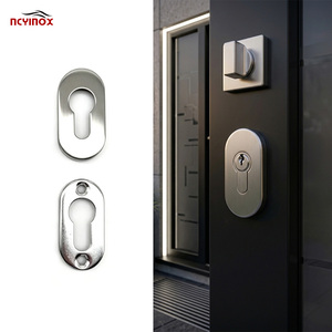 High Quality Stainless Steel Door <strong>Escutcheons</strong> Cylinder Cover <strong>Plate</strong> Without Screw Cover <strong>Plate</strong> - Product Image 2