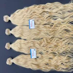 Blonde ondulée et couleur piano top produit prix de gros 50% de l'usine jusqu'à 30 $ extension de cheveux vietnamienne - Product Image 1