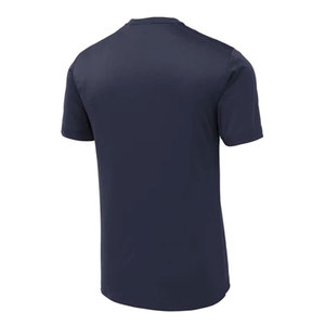 Cuello redondo Manga corta Etiqueta tejida en camisetas de cuello personalizado - Product Image 5