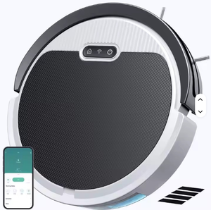 Aspirateur robot et serpillière 3 en 1 pour la maison avec poils d'animaux et sols durs - Product Image 2