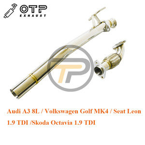 <span class=keywords><strong>Tubo</strong></span> <span class=keywords><strong>de</strong></span> <span class=keywords><strong>escape</strong></span> OTP para Aud * A3 8L VW Golf MK4 <span class=keywords><strong>Seat</strong></span> <span class=keywords><strong>Leon</strong></span> Skoda Octavia 1,9 TDI SUS304 <span class=keywords><strong>tubo</strong></span> <span class=keywords><strong>de</strong></span> bajada <span class=keywords><strong>de</strong></span> alto rendimiento <span class=keywords><strong>de</strong></span> acero inoxidable - Product Image 2