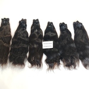 Extensiones de Cabello Humano Virgen Indio Remy sin Procesar al por Mayor, de Alta Calidad, con Cutícula Alineada, Ondulado, Doble Trama a Máquina, 10-32 pulgadas - Product Image 4