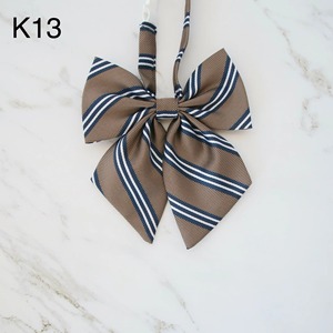 38cm * 5cm couleur unie enfants étudiante paresseux cravates rouge blanc Graffiti rayé cravate cravates 100% soie école uniforme cravate - Product Image 6