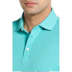 Hommes pour polos 100% coton tricoté tissu bouton homme mode golf pour polo avec cou manches courtes prix de fabrication - Product Image 5