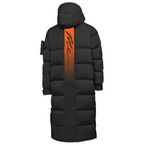 Chaqueta de Invierno Acolchada Larga para Hombre, Diseño con Capucha, Chaqueta de Invierno Acolchada de Longitud Completa, Ropa de Abrigo Cálida y Aislada - Product Image 2