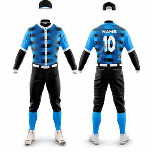 Uniforme de béisbol recién llegado de alta calidad por encargo béisbol y softbol desgaste 100% poliéster uniforme de béisbol Kit - Product Image 5