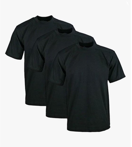 Venta al por mayor 100% algodón en blanco de secado rápido camiseta de alta calidad de los hombres de gran tamaño gimnasio de manga corta Camiseta personalizable de impresión - Product Image 4