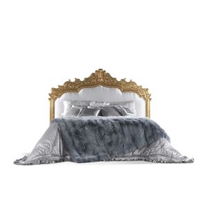 Base de Cama Clásica de Madera Maciza con Cabecera Tradicional Tallada a Mano - Product Image 2