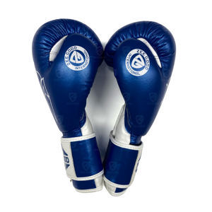 Gants de boxe en cuir de haute qualité, noirs, 12 oz, pour adultes, professionnels, avec logo personnalisé - Product Image 4