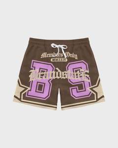 Wholesale High Quality Custom Men's 100% Cotton Swim Shorts OEM Service Breathable Mesh - Product Image 4