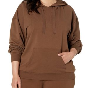 Sudadera con capucha informal de manga larga para mujer, conjuntos de dos piezas de invierno con cuello y cremallera, chándal impermeable Y2K, ropa de descanso - Product Image 1