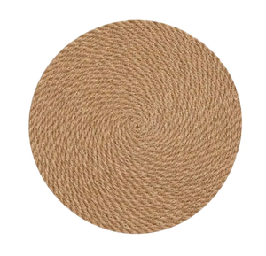 Artex Dong Thap Napperon rond tissé en jacinthe d'eau Tapis de table pour décor de salle à manger - Product Image 1