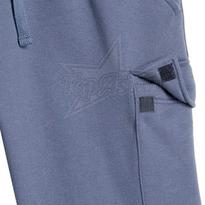 Pantalones cortos informales de lana de cintura media para hombre, ropa deportiva transpirable de patrón sólido con cierre elástico, cómodos y transpirables - Product Image 5