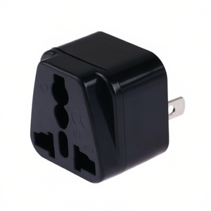 Chargeur de voyage universel portable avec prise américaine noir - pour adaptateurs de voyage - Product Image 2