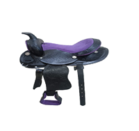 Precio de mercado Sillín occidental Barril Sillín de caballo Tachuela Juego ecuestre de cuero de arnés genuino Sillín de caballo occidental