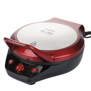 Machine à pizza et grill double plaque 1200W avec température réglable, câble de 160 cm, boîtier en plastique - Mamy - Product Image 1
