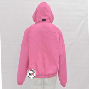 Chaqueta con capucha de alta calidad para mujer, logotipo personalizado, gran oferta, cortavientos de primavera, bombardero ligero, relleno de algodón transpirable - Product Image 4