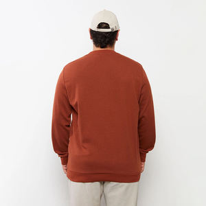 Vente chaude Sweat Pour Hommes 100% Coton Matériel Léger Quickdry Casual Wear Solide Sweat Impression De Logo Personnalisé - Product Image 3