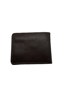 Cartera corta plegable de cuero hecha a mano con logotipo personalizado, tarjetero Delgado, carteras compactas de bolsillo para hombre para uso diario - Product Image 2