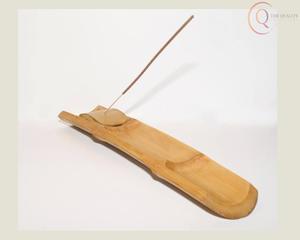 Porte-encens décoratif religieux en bois avec long plateau pour la collecte des cendres, durable et 100% naturel, encens indien - Product Image 6