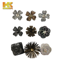 Accessoires de décoration brillants pour chaussures, strass de luxe, clip pour chaussures, porte-fleur, décoration de chaussures