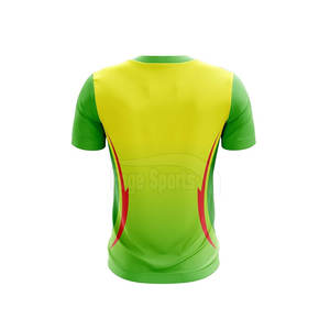 Nouveau design de vêtements de sport pour hommes T-shirt de cricket T-shirt de cricket de taille personnalisée T-shirt de cricket pour jeunes et adultes - Product Image 2