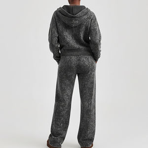 ชุดวอร์มสตรีทไซส์ใหญ่พิเศษสำหรับผู้หญิงชุดวอร์มลำลองผ้าฝ้ายพิมพ์ลายโลโก้ - Product Image 5