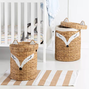 Various design handweaving storage baskets <b>water</b> hyacinth <b>container</b> basket kids room accessories - Product Image 3