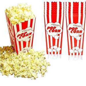 Mango Venta al por mayor Cine Palomitas Cubo Ecológico Biodegradable Grado Alimenticio Tazón Embalaje con o sin Tapa - Product Image 4