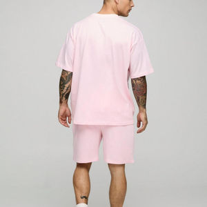 Ensemble de t-shirt et short de sport pour homme, best-seller, entraînement et remise en forme, séchage rapide, tenue deux pièces pour homme - Product Image 3